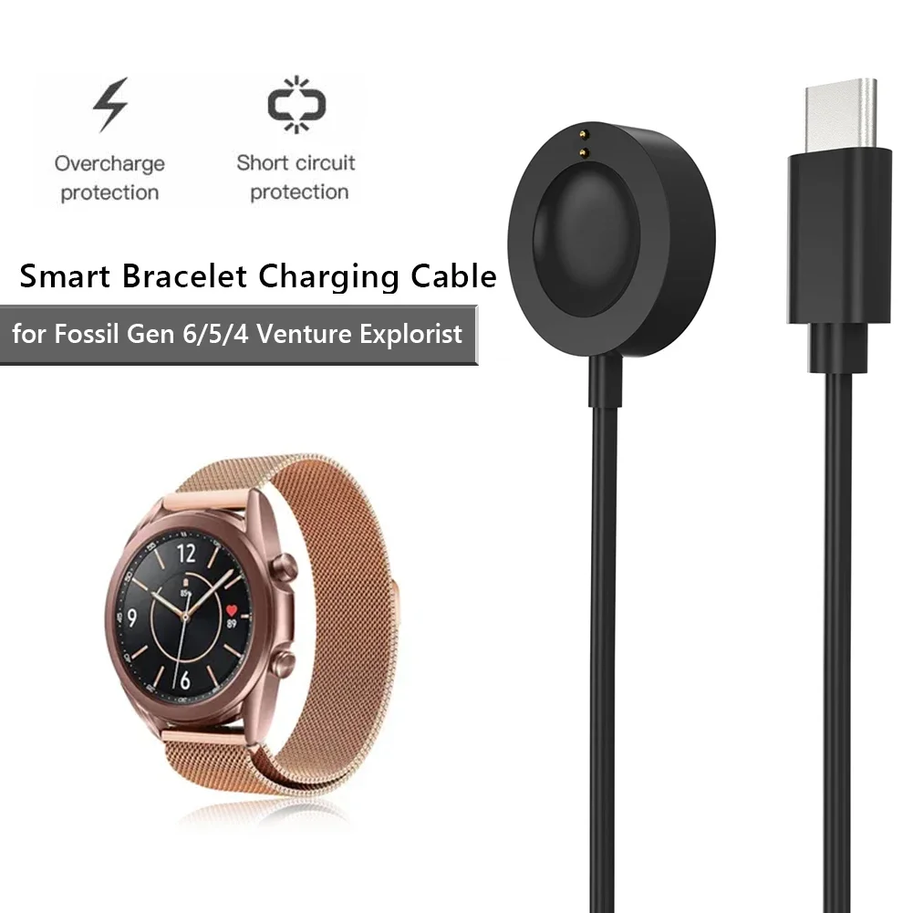 Fossil Watches Smartwatch Charger - Base de carga rápida magnética USB