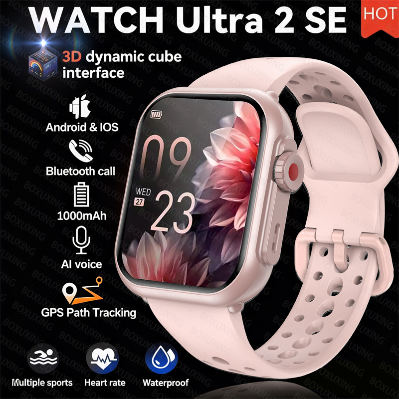 Smartwatch Watches For Women With Gps - Reloj Ultra K62 hombres mujeres 1000mAh