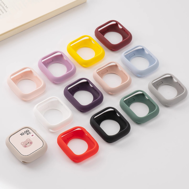 Iwatch Smartwatch Series 7 - Funda de silicona para Apple Watch