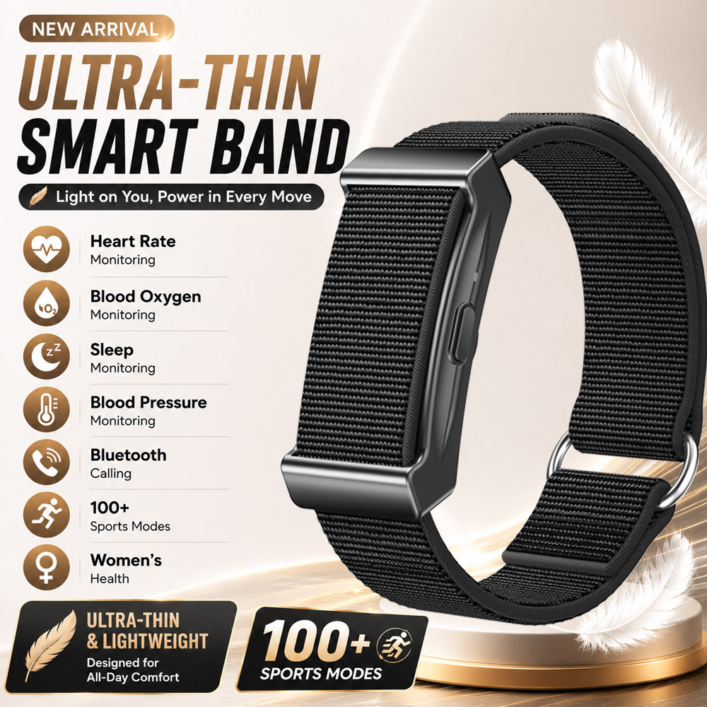 Smartwatch Slim Watches For Men - Pulsera Inteligente Ultrafina 2026, Modos Deportivos,