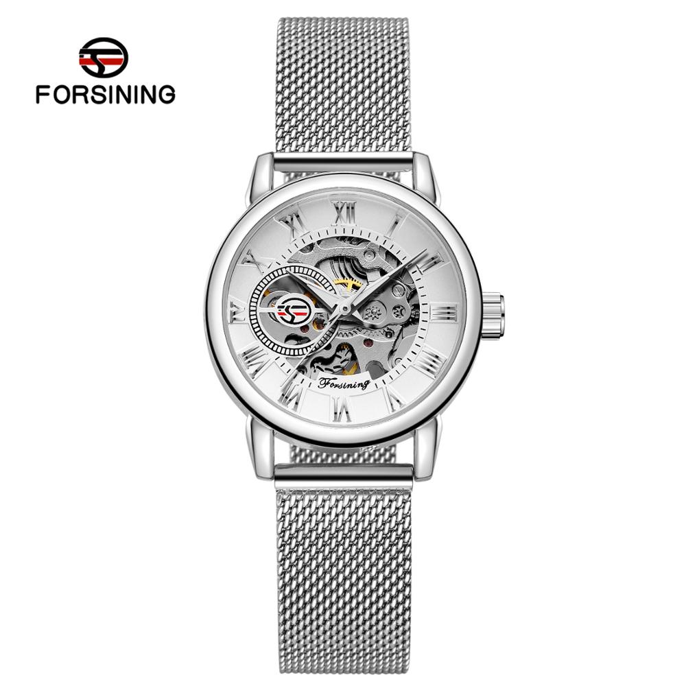 Mesh Stainless Strap - Reloj de Mujer FORSINING, Reloj de