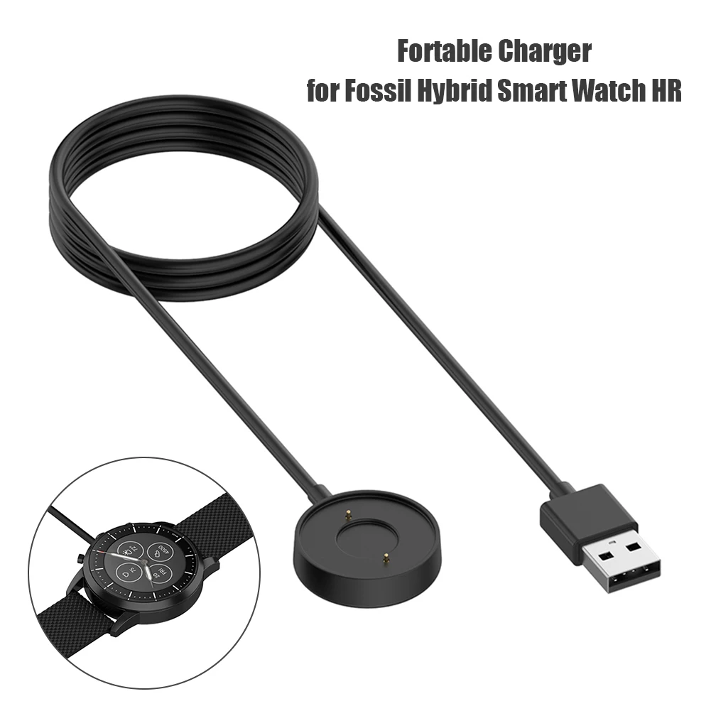Fossil Watches Smartwatch Charger - Cable de 3 pies, cargador USB,