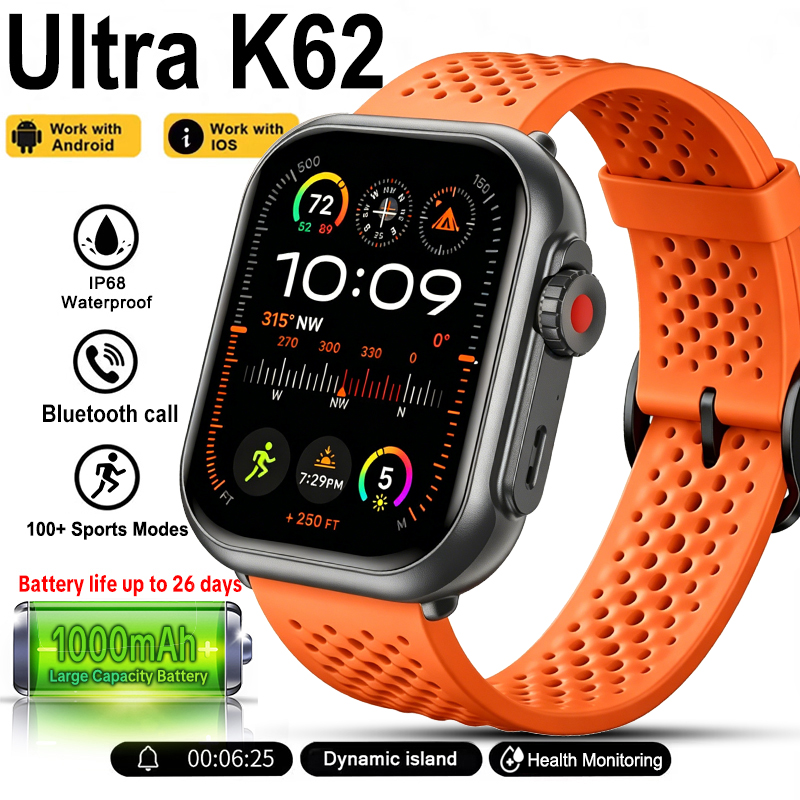 Smartwatch Professional Watches For Men - Nuevo Reloj Inteligente Ultra K62 para
