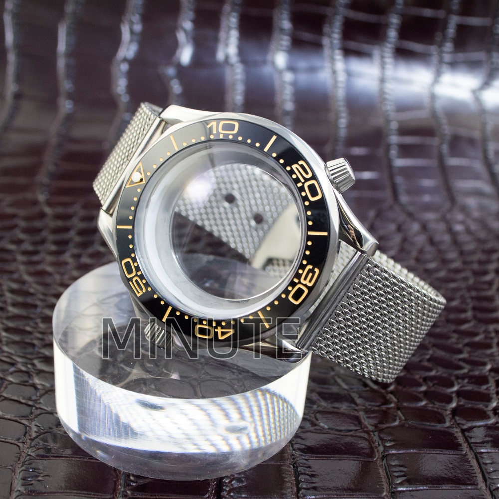 Mesh Stainless Strap - Caja de reloj NH35 de 41mm,