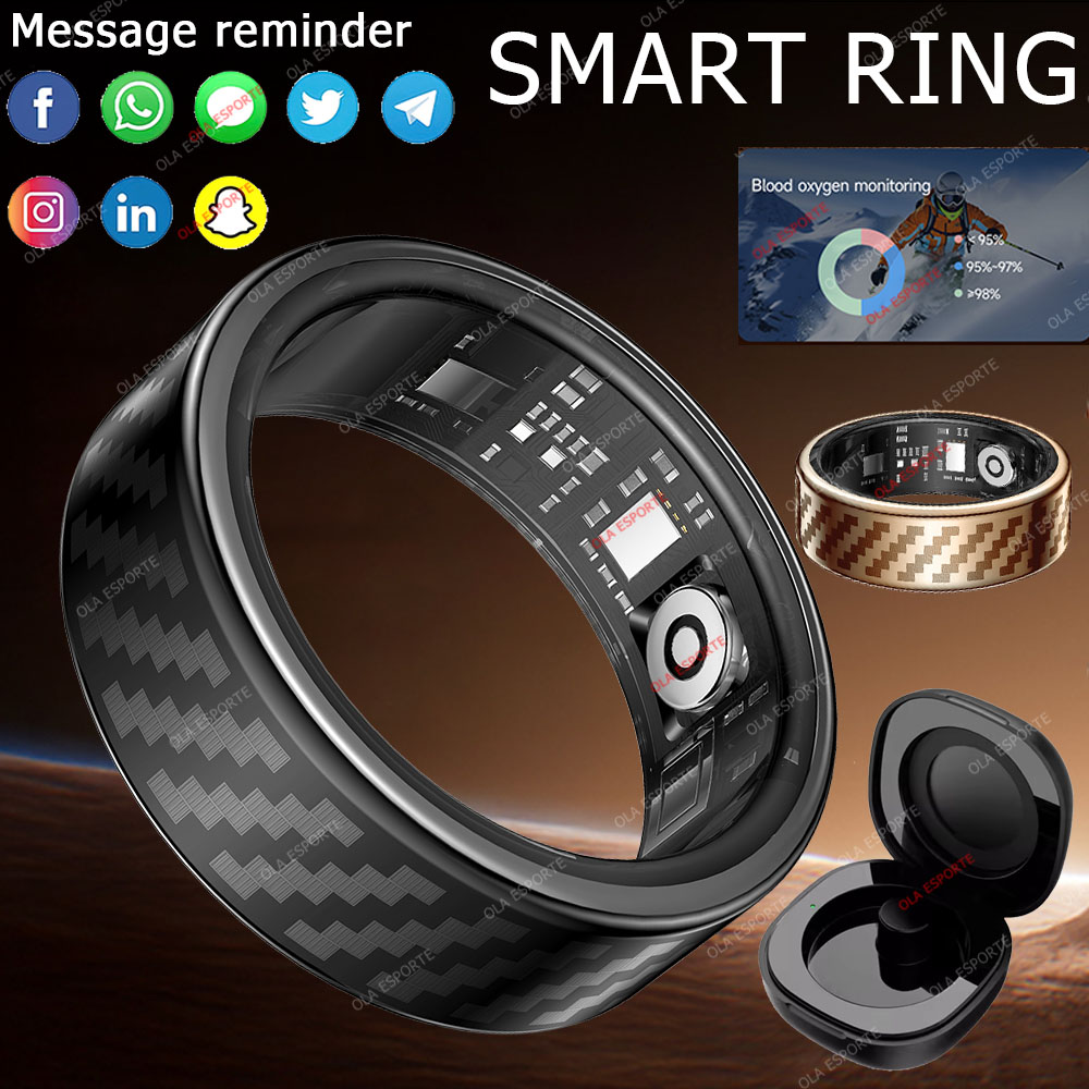 Smartwatch Health Watches For Women - Nuevo Anillo Inteligente con Notificaciones de