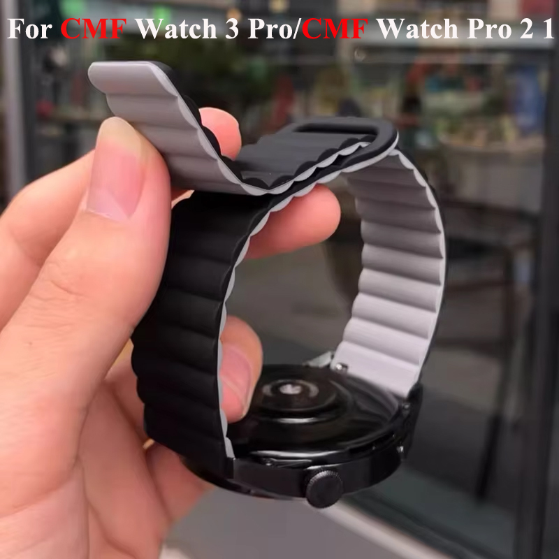 Smartwatch Nothing Watches - Correa magnética de silicona de 22mm