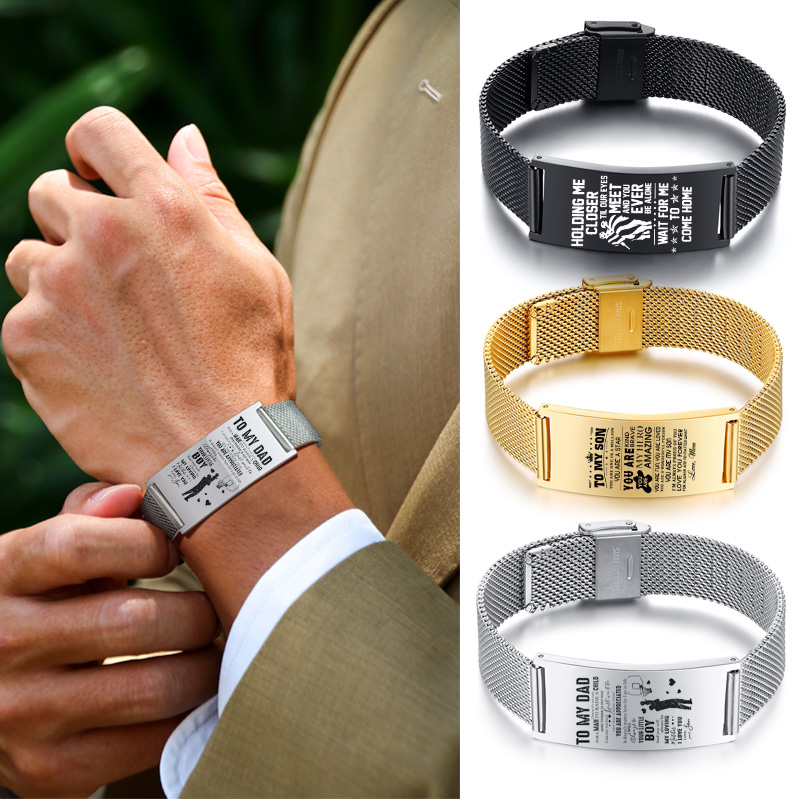 Mesh Stainless Strap - Pulsera clásica de acero inoxidable para