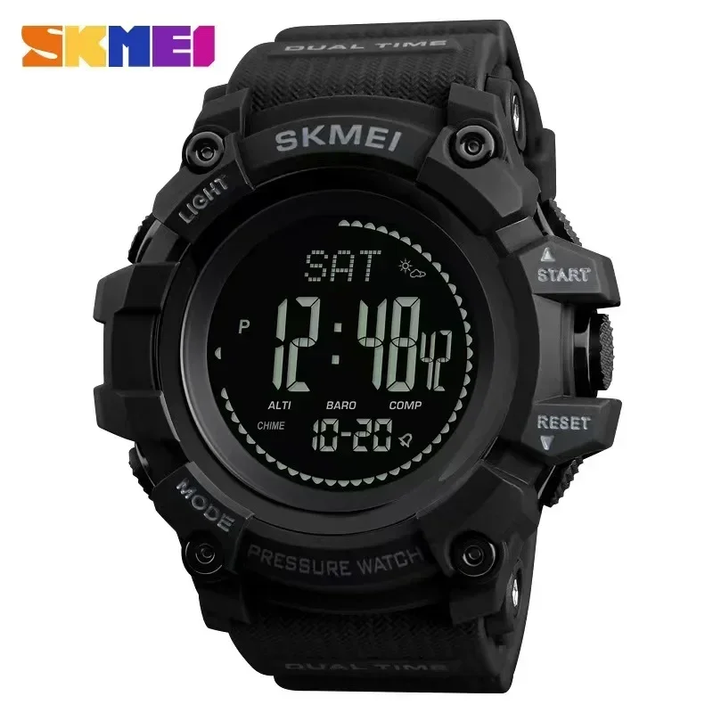 Altimeter Compass Watch - SKMEI 1358 altímetro rastreador meteorológico impermeable