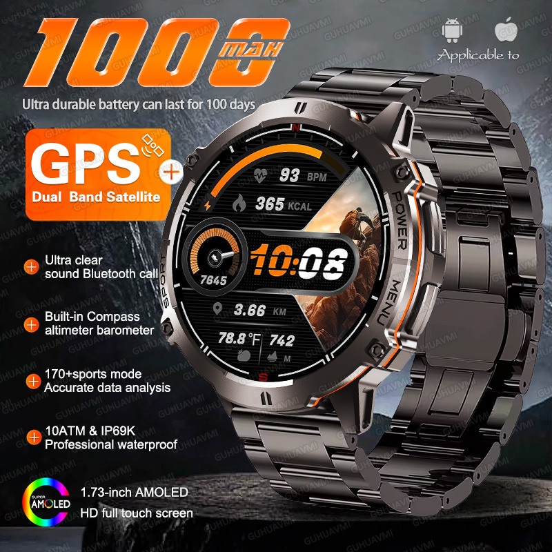 Altimeter Compass Watch - Nuevo reloj inteligente TANK X3 militar