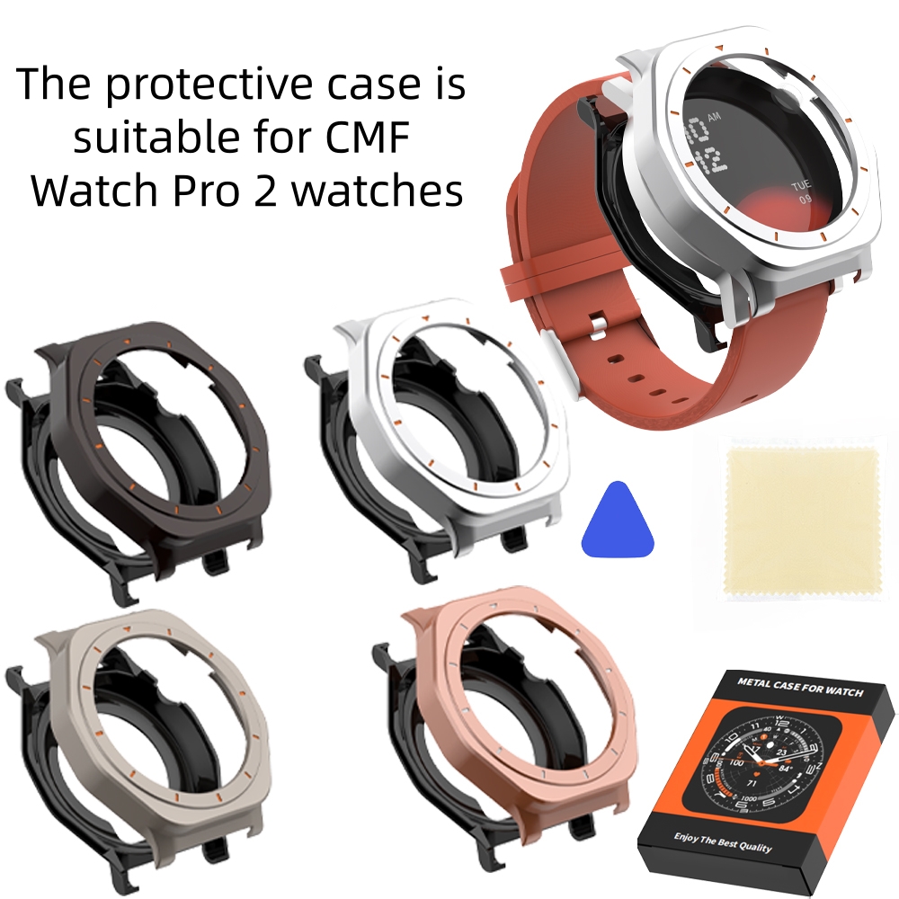 Smartwatch Nothing Watches - Caja metálica para reloj inteligente CMF