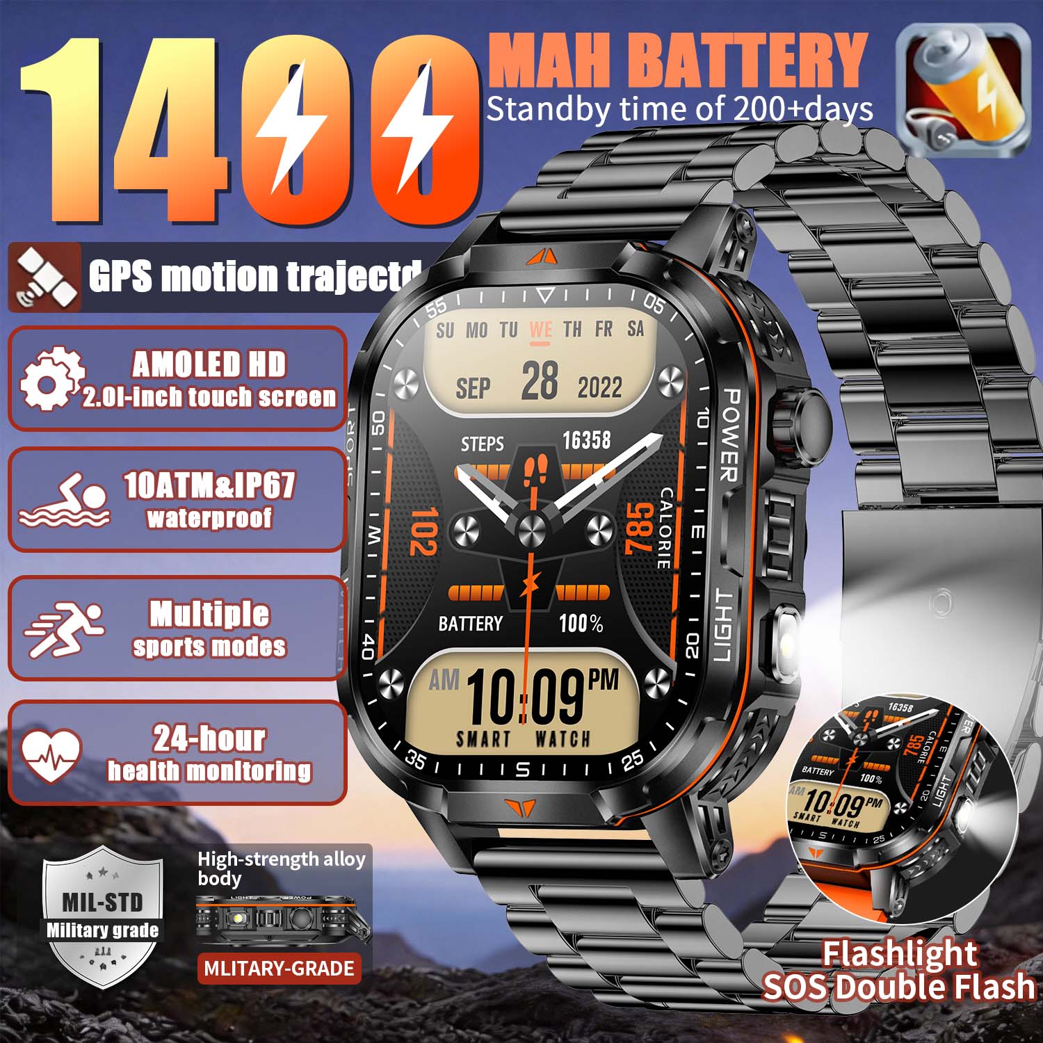 French Connection Watches Smartwatch App - Nuevo Reloj Inteligente Militar 2026 con