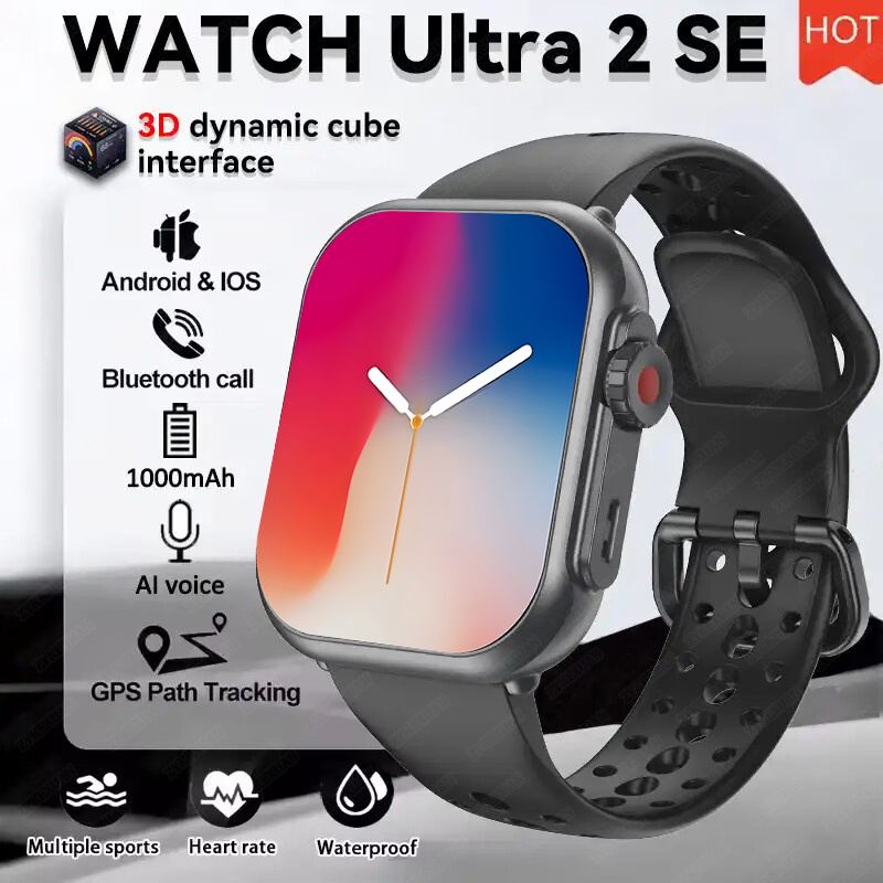 Smartwatch Watches For Men With Gps - Reloj Ultra K62 hombres mujeres 1000mAh