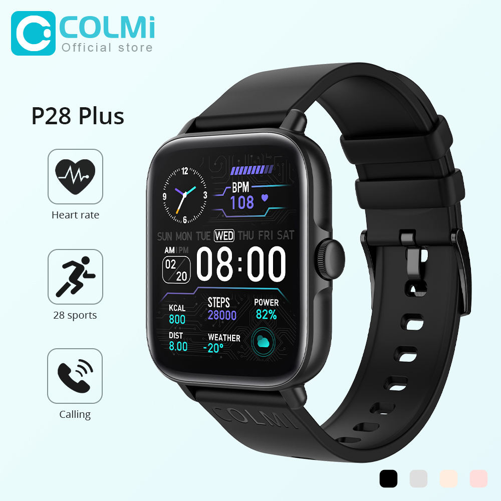 Smartwatch Professional Watches For Men - COLMI P28 Plus Bluetooth respuesta llamada