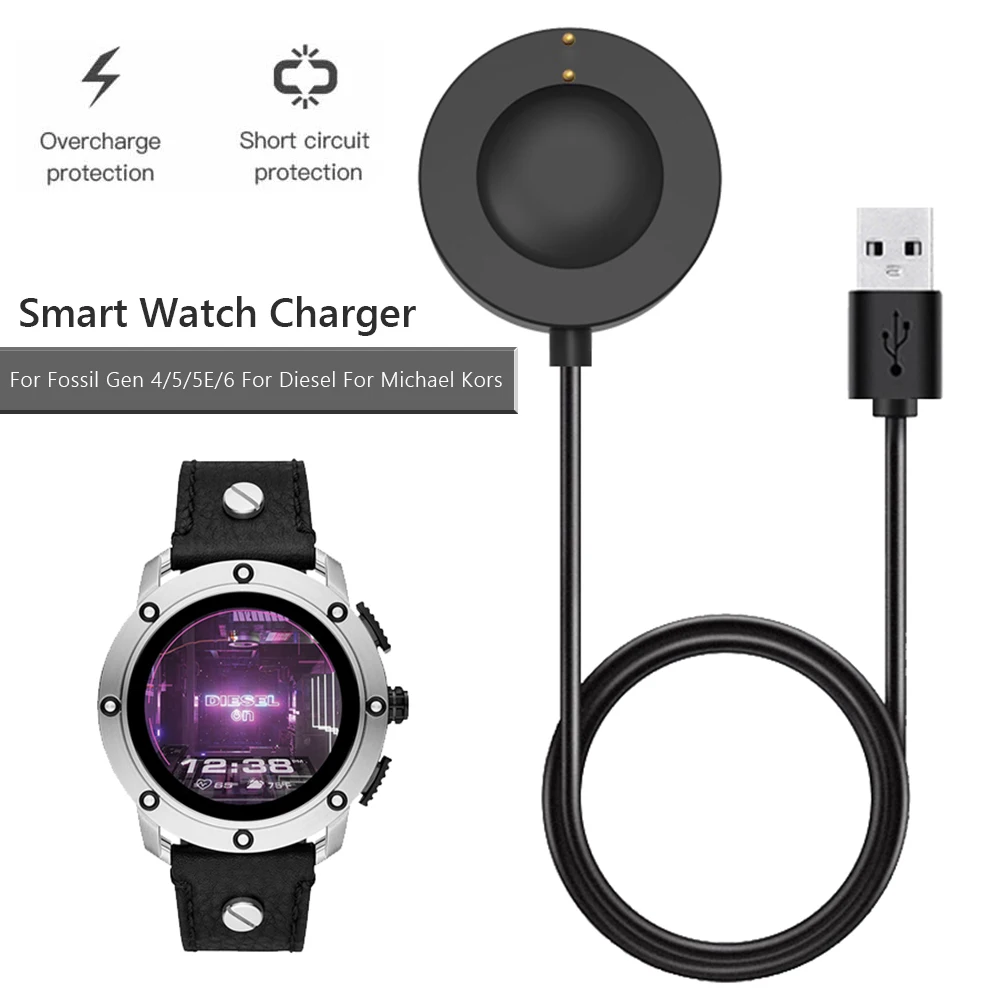 Base de carga rápida magnética - Fossil Watches Smartwatch Charger reseña y precio