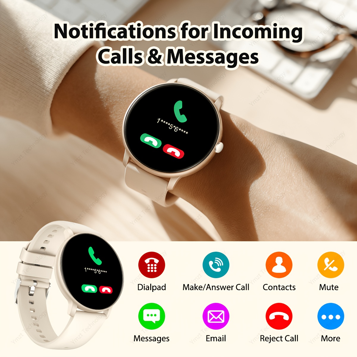 Nuevo Reloj Inteligente Depart - Smartwatch Watches That Connect To Iphone reseña y precio