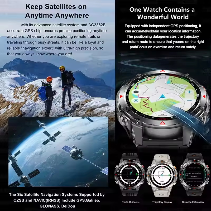 2025New T-Rex 3 GPS al aire li - Smartwatch Running Watches For Men reseña y precio
