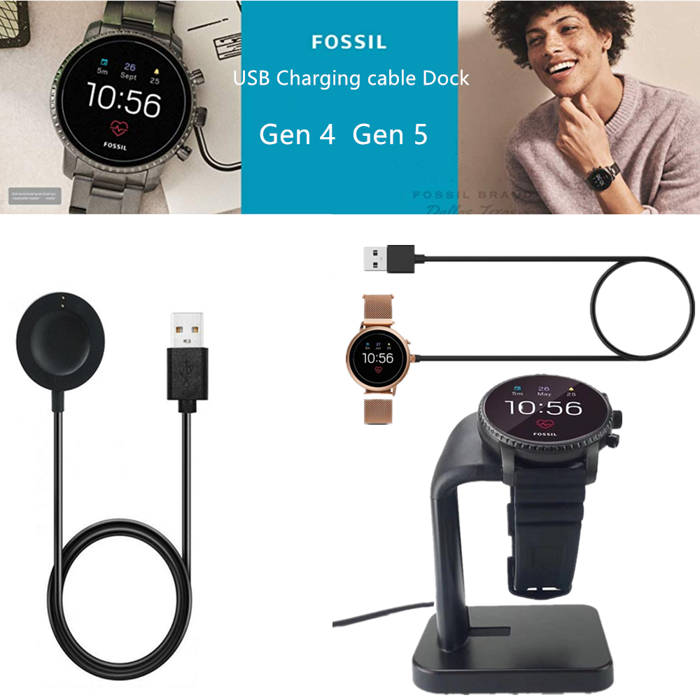 Cargador para Fossil Gen 4 5,  - Fossil Watches Smartwatch Charger reseña y precio