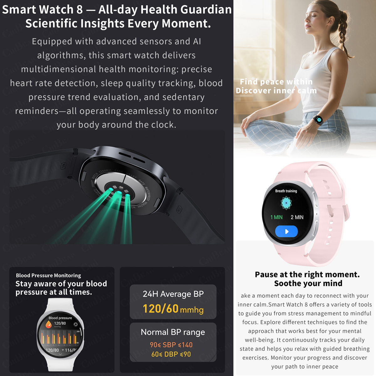 Reloj Inteligente 2026 con GPS - Smartwatch Watches For Men With Gps reseña y precio