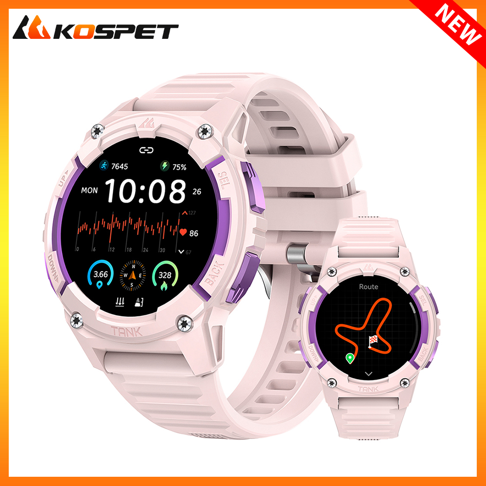 KOSPET TANK S2 GPS relojes int - Altimeter Compass Watch reseña y precio