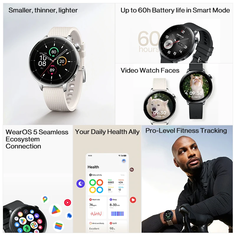 Versión global OnePlus Watch 3 - Smartwatch Oneplus Watches reseña y precio