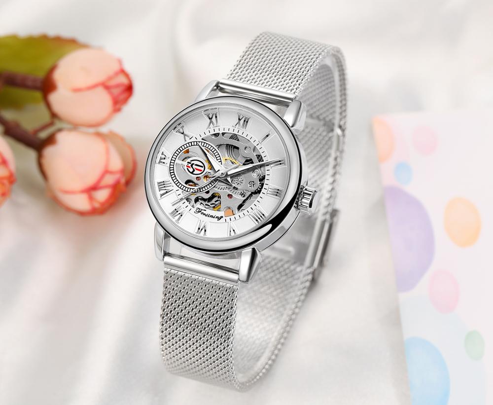Reloj de Mujer FORSINING, Relo - Mesh Stainless Strap reseña y precio