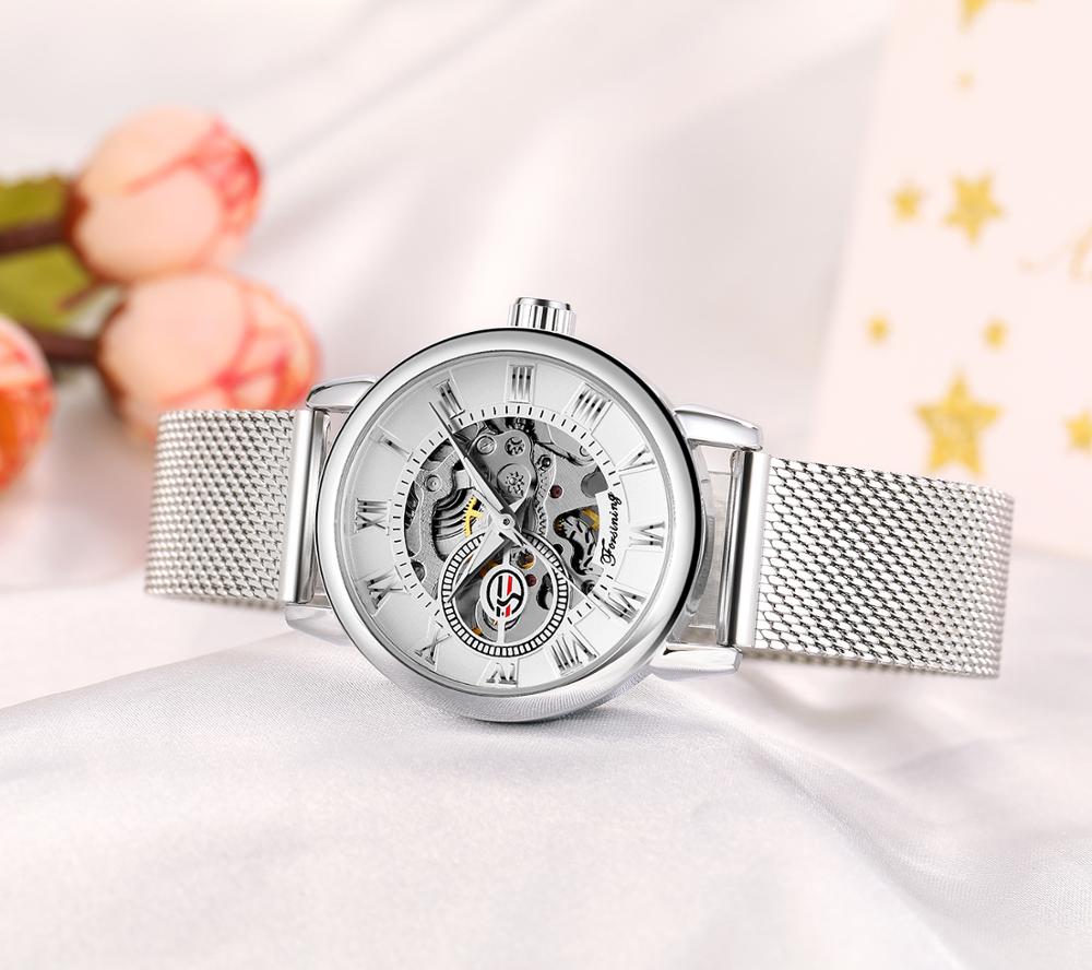 Reloj de Mujer FORSINING, Relo - Mesh Stainless Strap reseña y precio