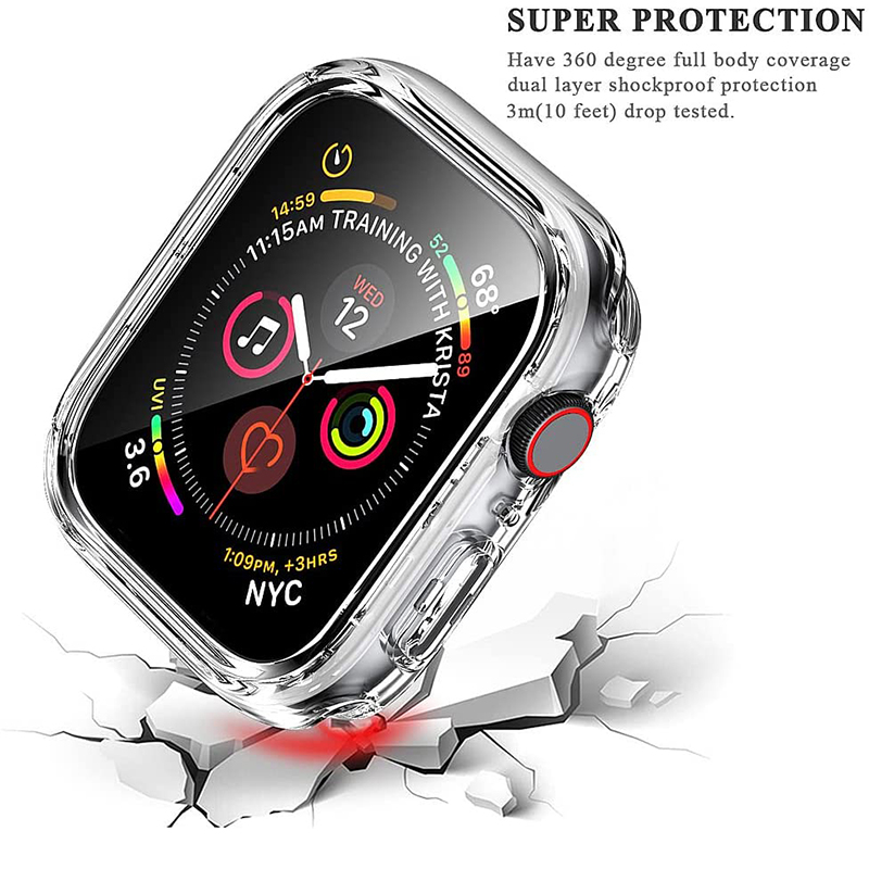 Vidrio templado + cubierta par - Iwatch Smartwatch Series 7 reseña y precio