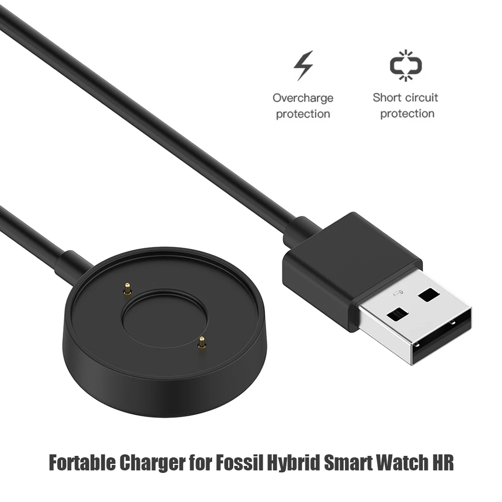 Cable de 3 pies, cargador USB, - Fossil Watches Smartwatch Charger reseña y precio