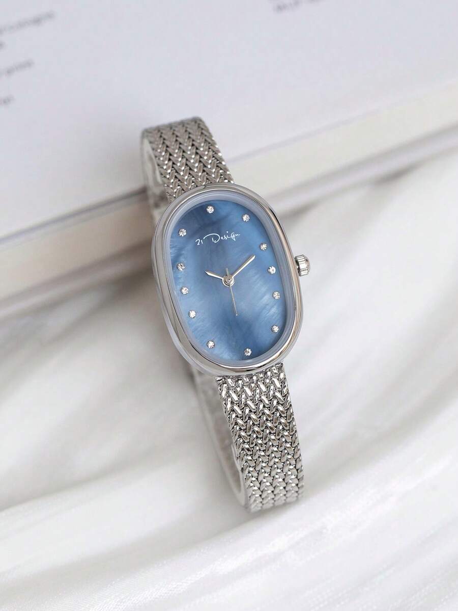 Reloj de cuarzo 21design con e - Mesh Stainless Strap reseña y precio