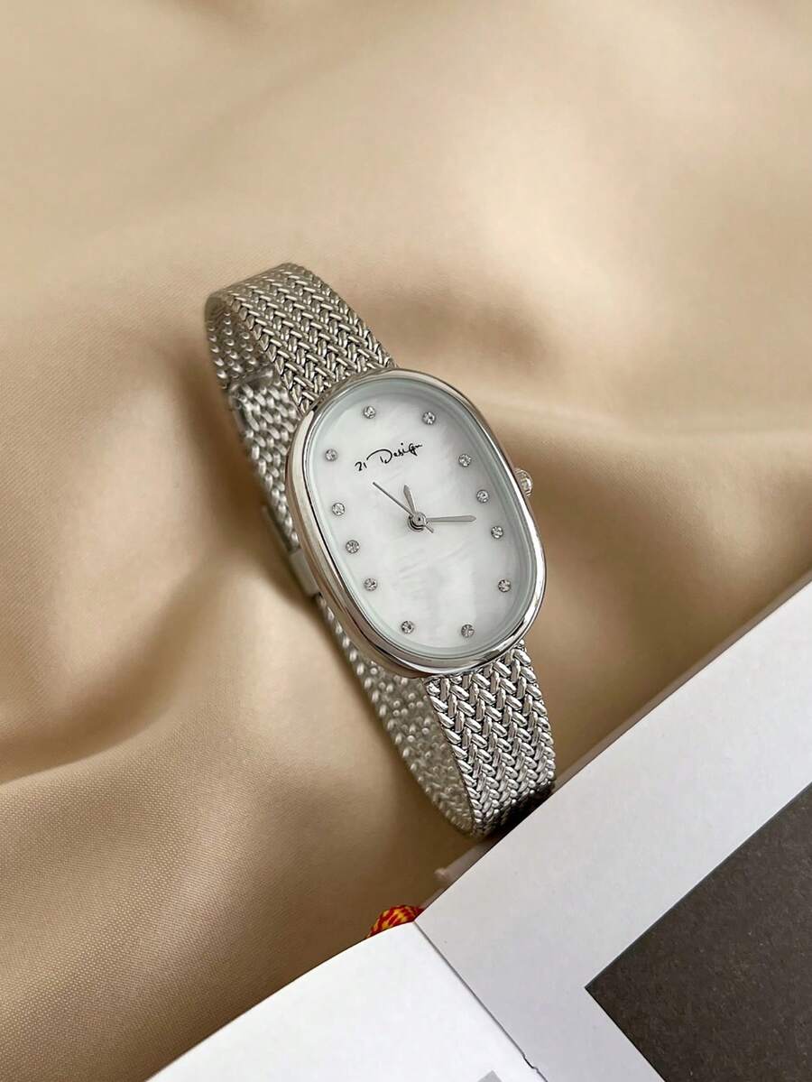 Reloj de cuarzo 21design con e - Mesh Stainless Strap reseña y precio
