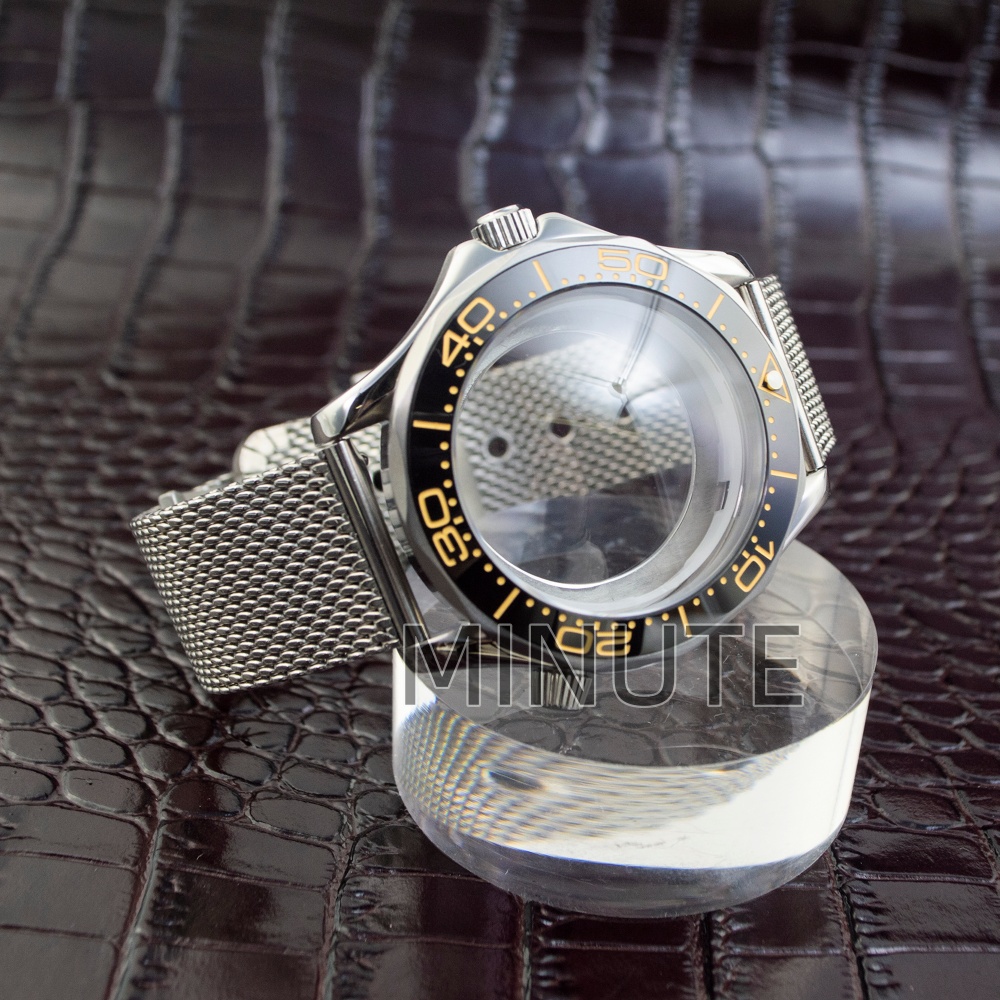 Caja de reloj NH35 de 41mm, co - Mesh Stainless Strap reseña y precio