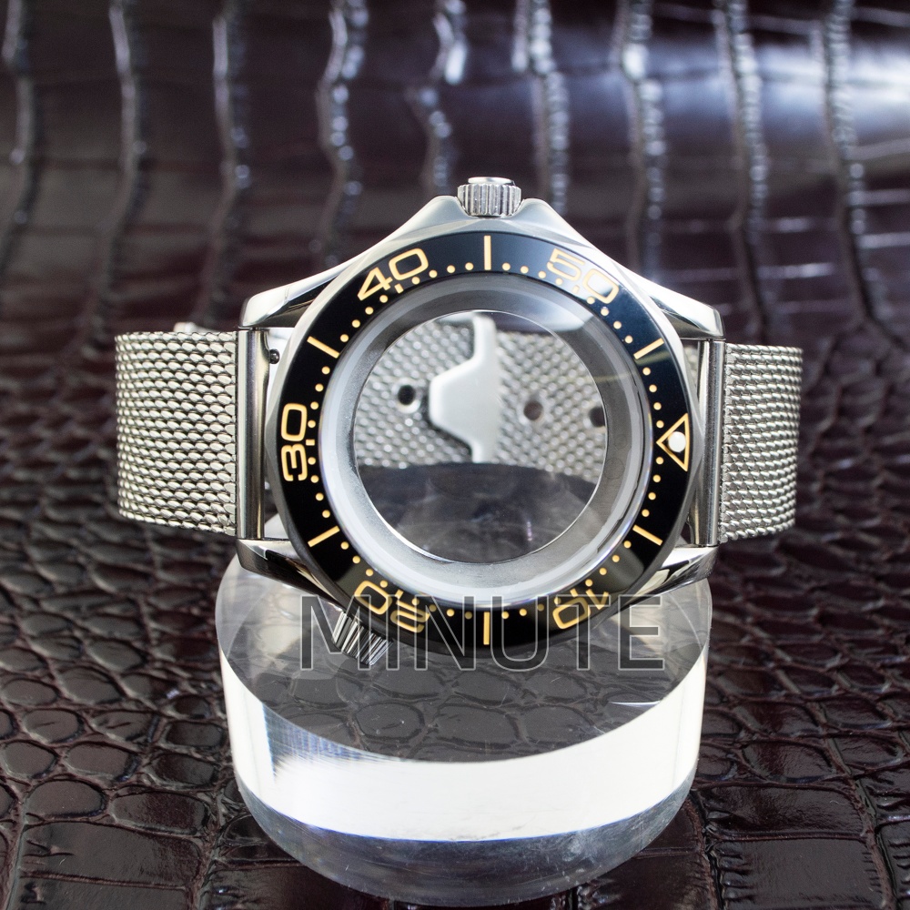 Caja de reloj NH35 de 41mm, co - Mesh Stainless Strap reseña y precio