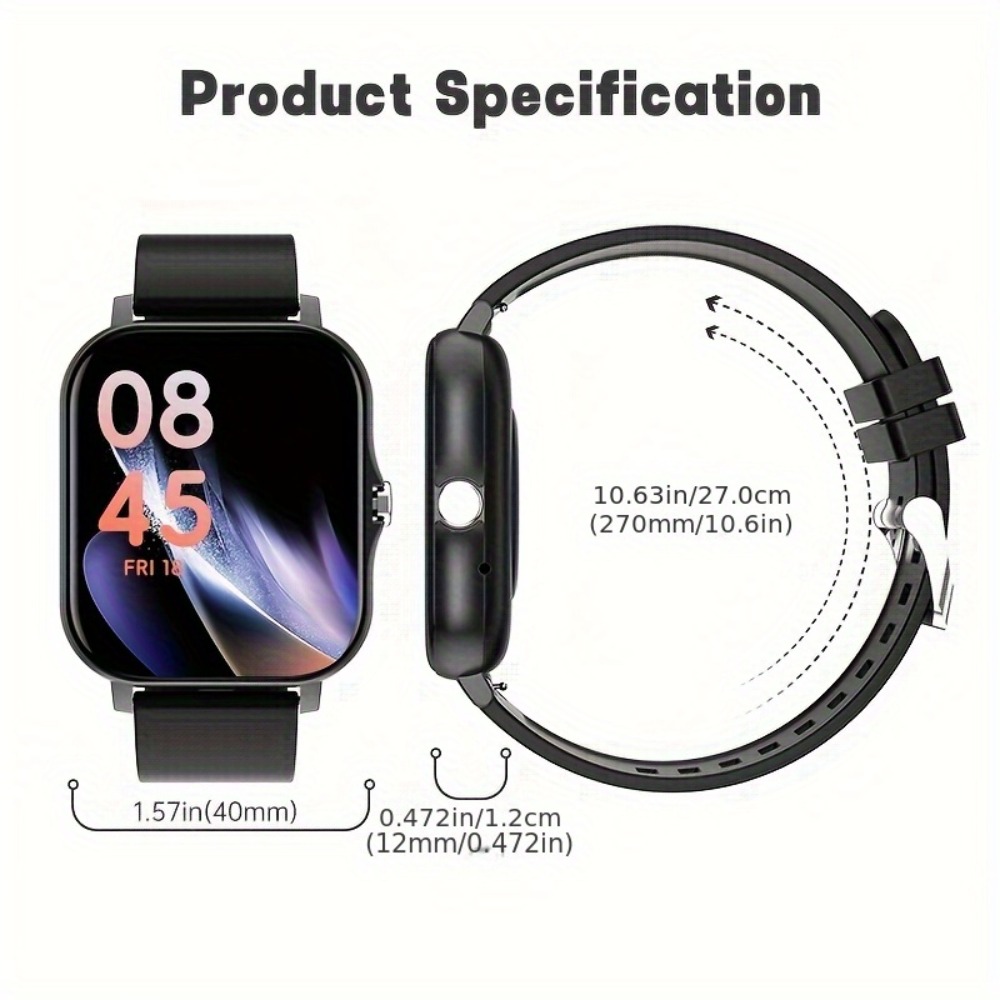 Admite textos Contador de calo - Smartwatch Stylish Watches For Women reseña y precio