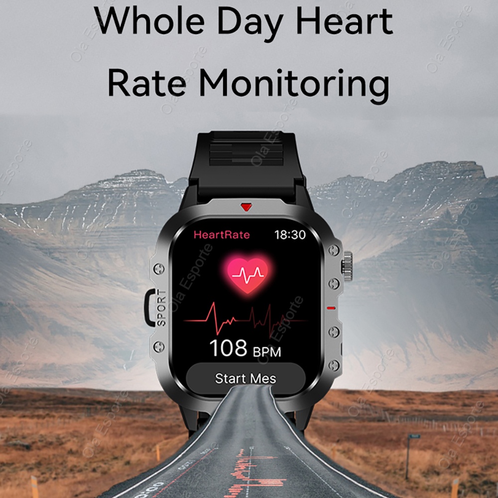 Reloj inteligente militar para - Smartwatch Watches For Men With Gps reseña y precio