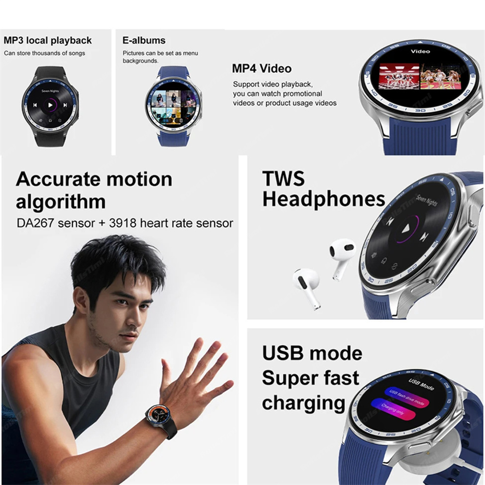 Reloj inteligente AMOLED 1,43  - Smartwatch Professional Watches For Men reseña y precio