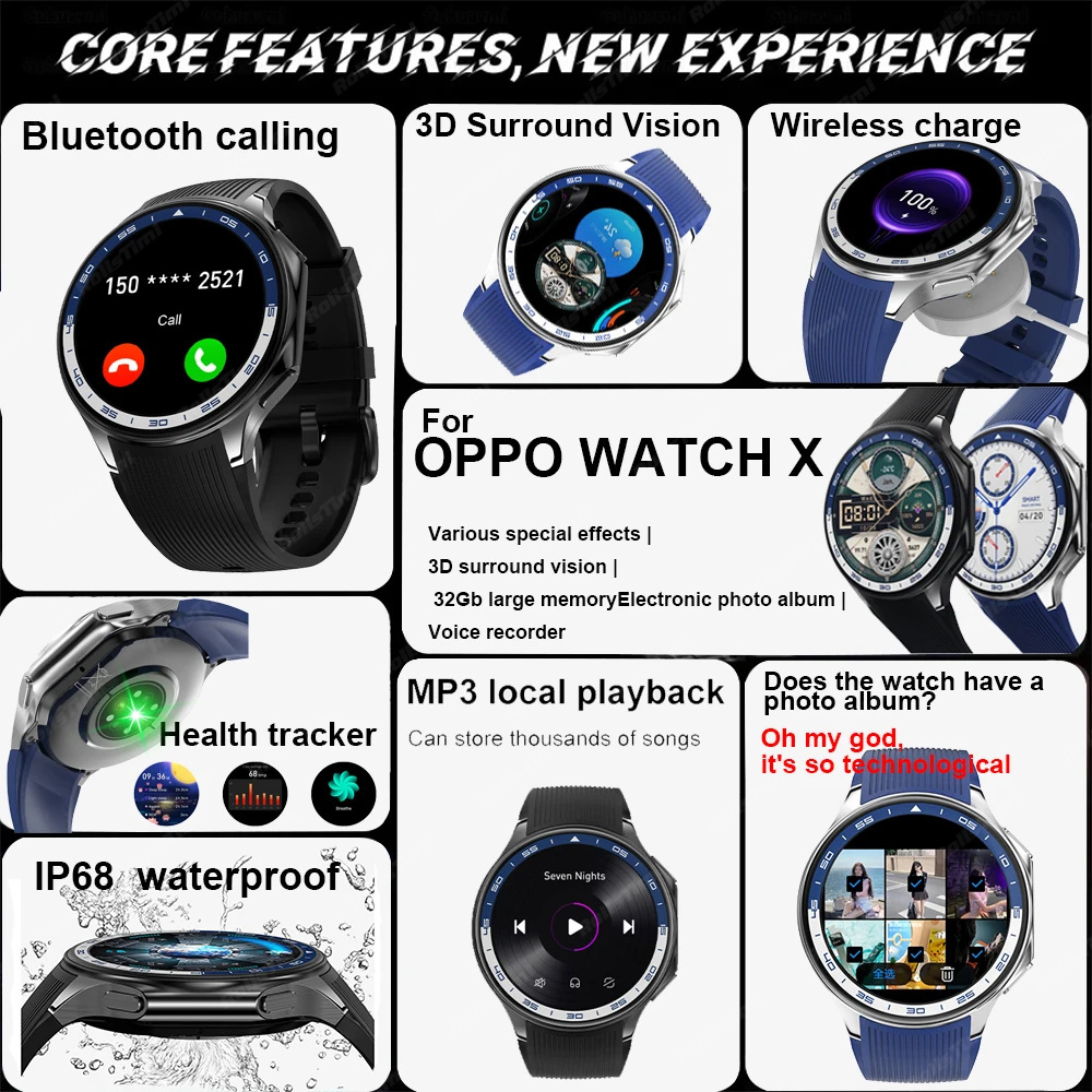 Reloj inteligente AMOLED 1,43  - Smartwatch Professional Watches For Men reseña y precio