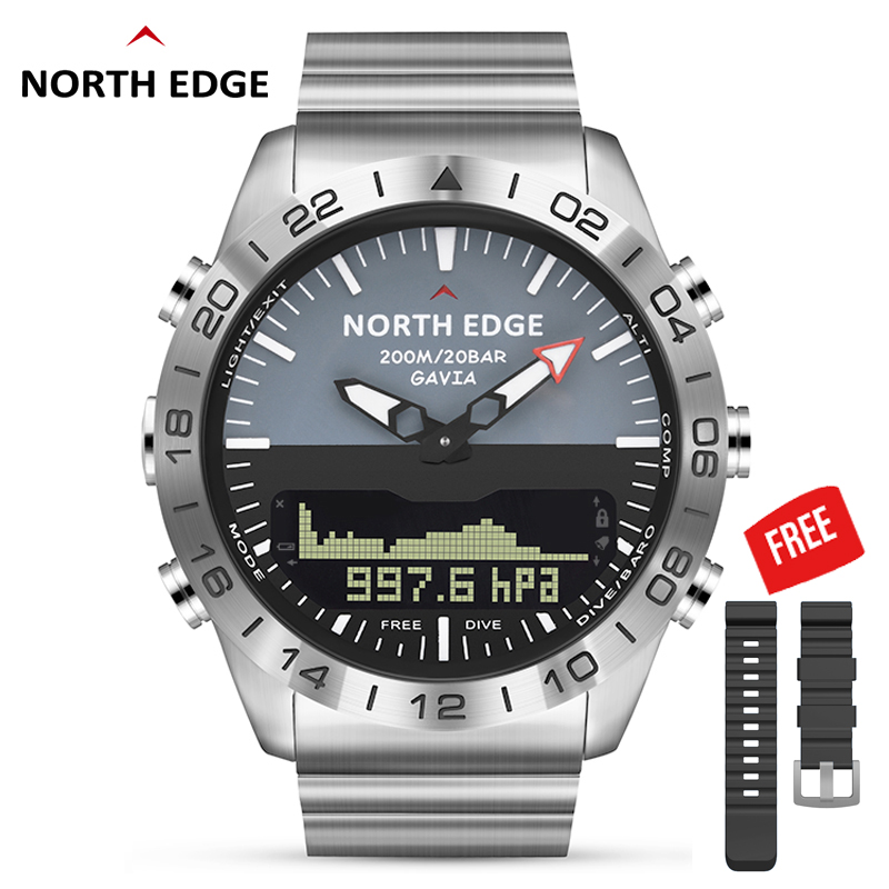 Hombres Buceo Deportes Reloj d - Altimeter Compass Watch reseña y precio
