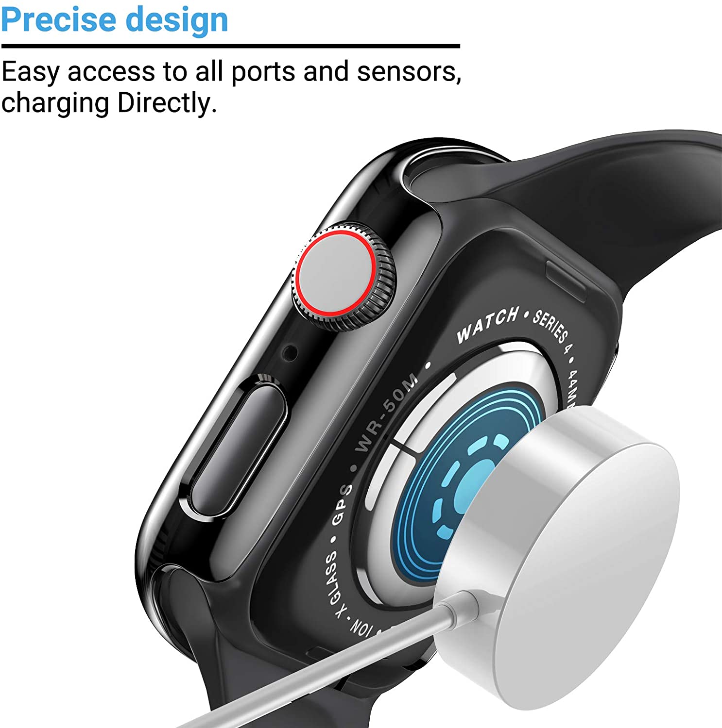 Vidrio + cubierta para Apple W - Iwatch Smartwatch Series 7 reseña y precio