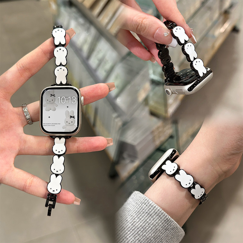 Correa de reloj de cuero Miffy - Apple Watch Band reseña y precio