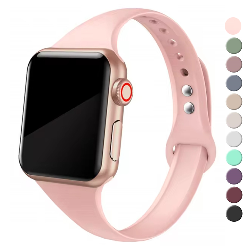 Correa delgada para Apple watc - Smartwatch Slim Watches For Men reseña y precio