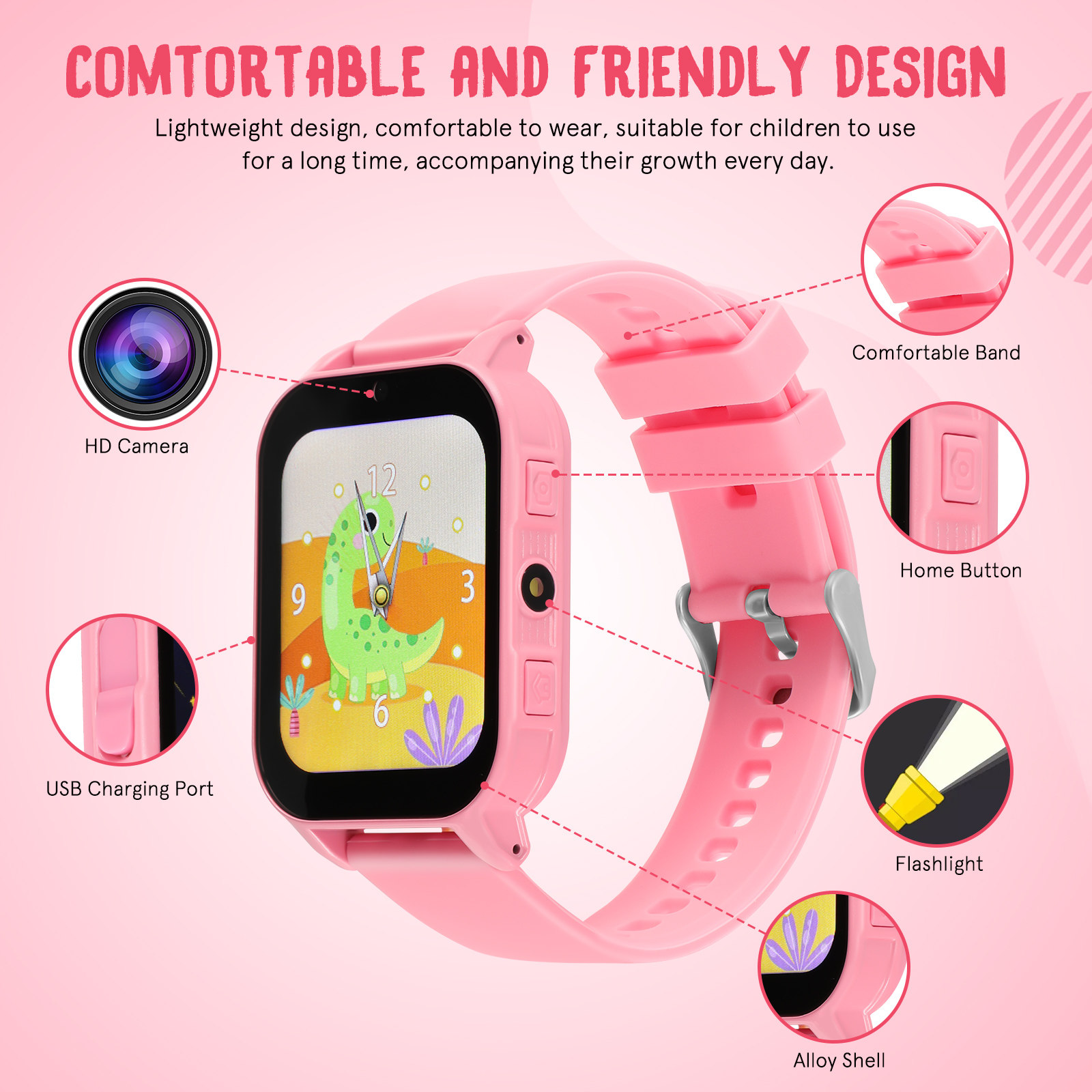 Reloj para Niños con Juegos, R - Smartwatch Watches Digital reseña y precio