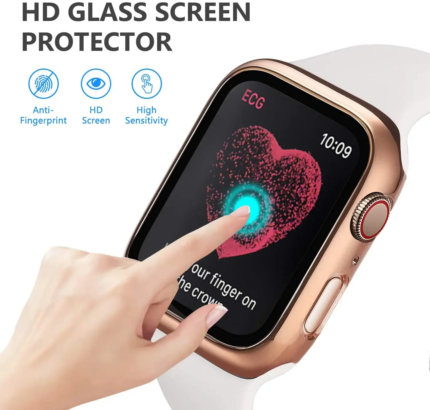 Vidrio templado + cubierta par - Iwatch Smartwatch Series 7 reseña y precio