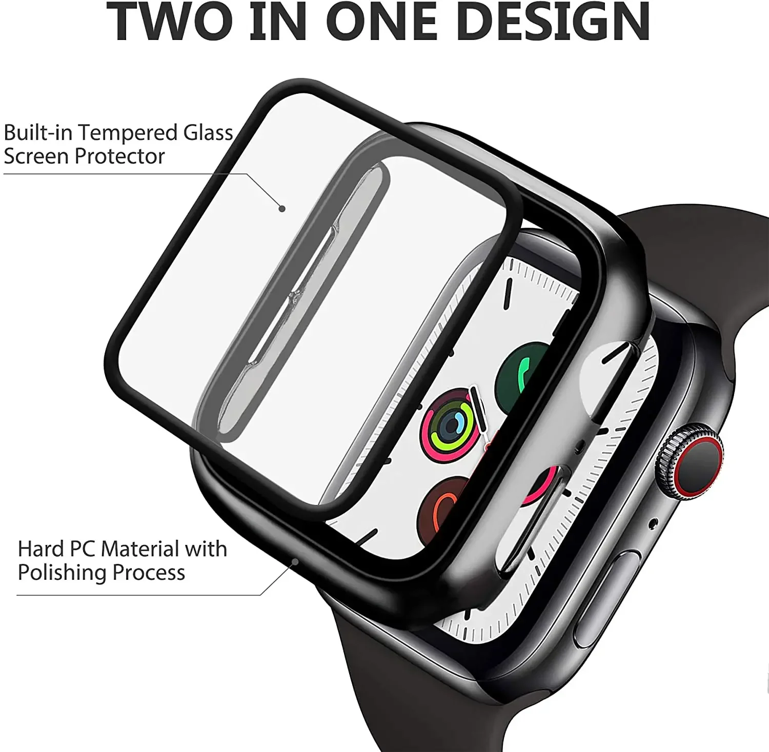 Vidrio templado + cubierta par - Iwatch Smartwatch Series 7 reseña y precio