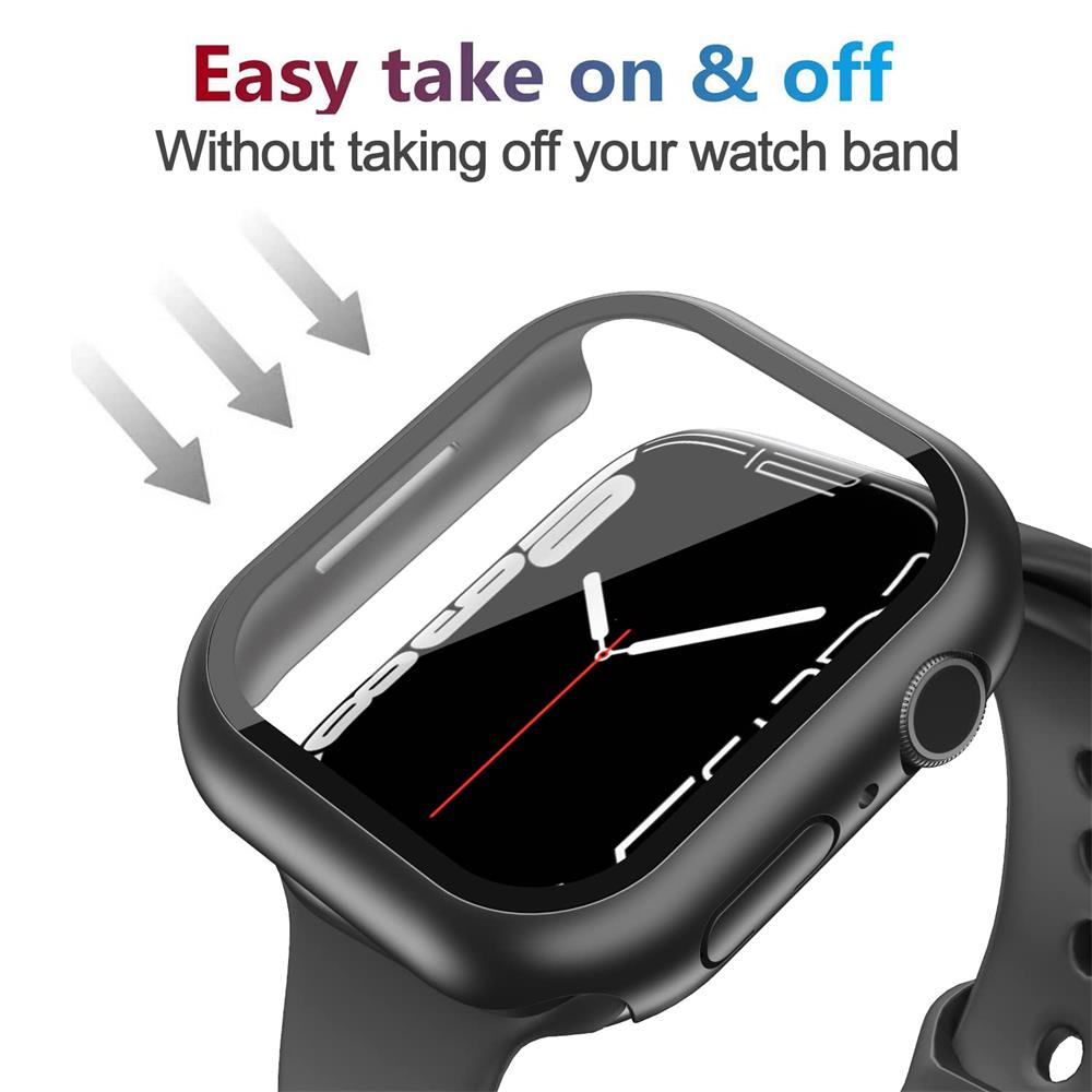 Vidrio + cubierta para Apple W - Iwatch Smartwatch Series 7 reseña y precio