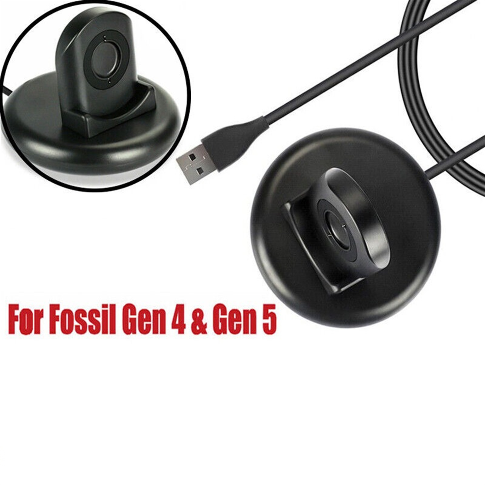 Cargador USB de 1m para Reloj  - Fossil Watches Smartwatch Charger reseña y precio