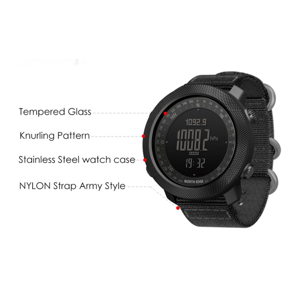 NORTH EDGE-Reloj deportivo par - Altimeter Compass Watch reseña y precio