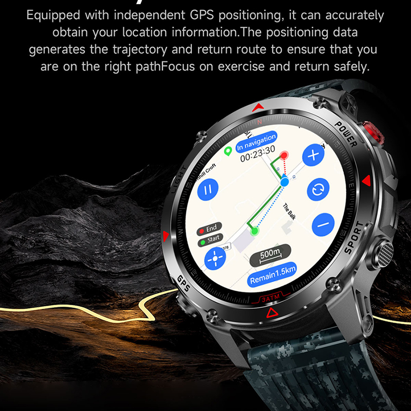 T-Rex 3 reloj inteligente GPS  - Altimeter Compass Watch reseña y precio