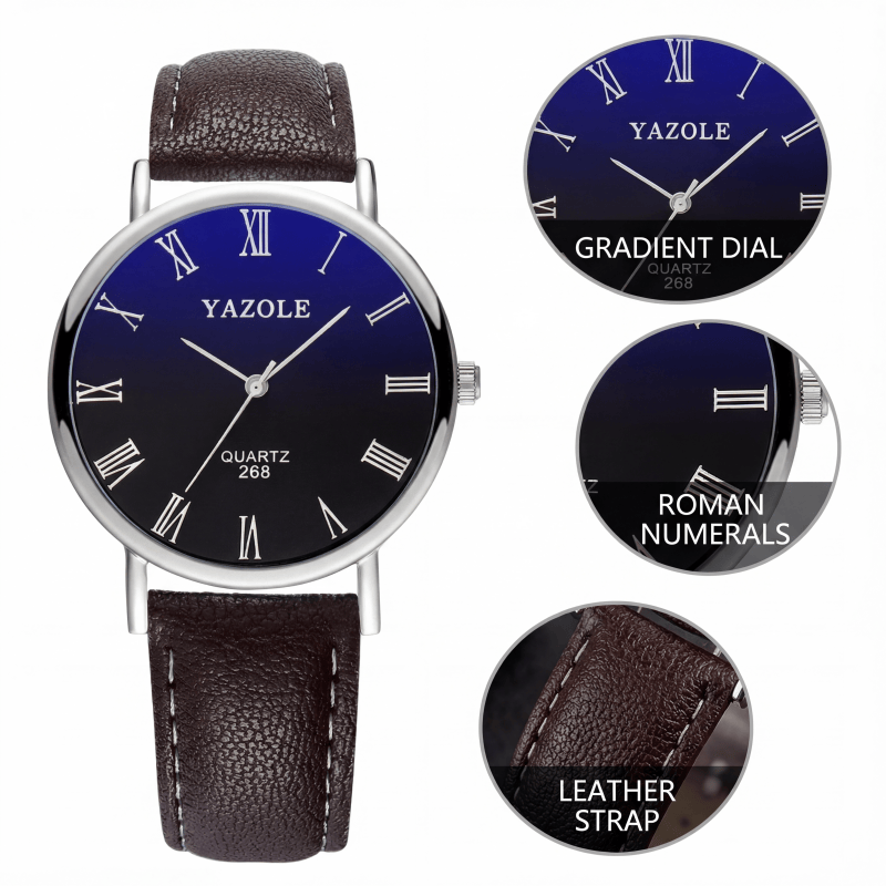 Reloj YAZOLE para Hombre, Relo - Smartwatch Slim Watches For Men reseña y precio