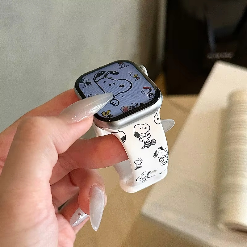 Correa de reloj de silicona co - Apple Watch Band reseña y precio