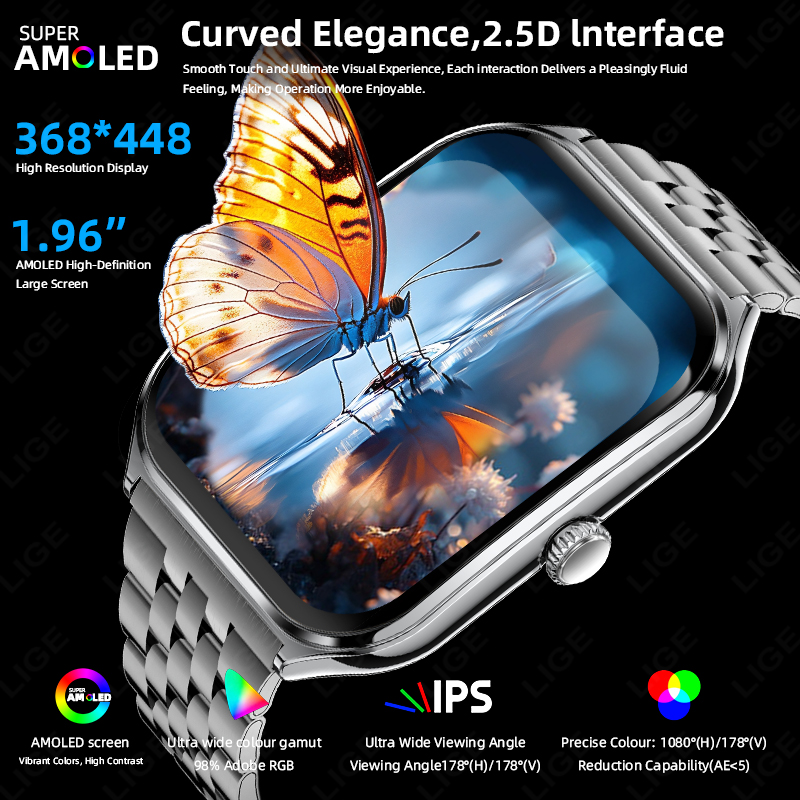 Reloj Inteligente LIGE Fashion - Smartwatch Slim Watches For Men reseña y precio